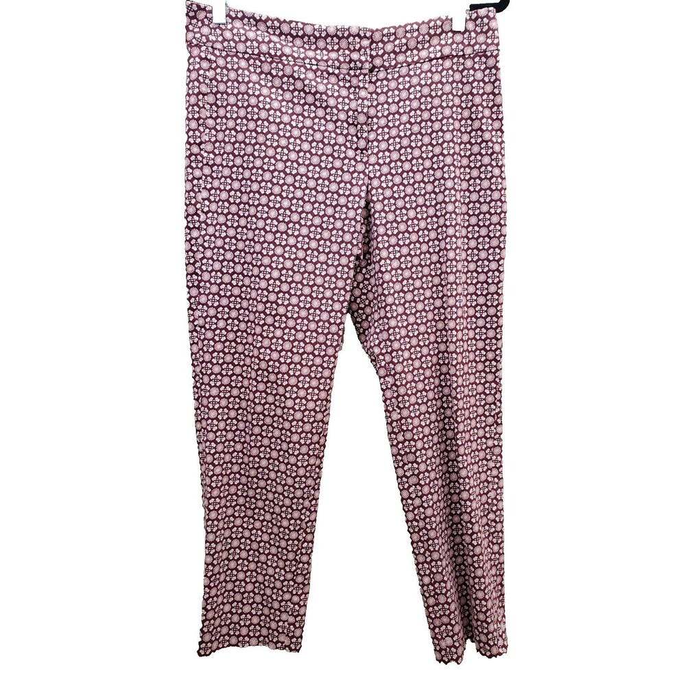 Zac & Rachel Pink Polka Dot Ankle Pants